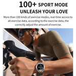 Đồng hồ thông minh LEMFO T95 màn hình IPS 1.52 inch, Tai nghe Bluetooth 2 trong 1, Hỗ trợ theo dõi sức khỏe