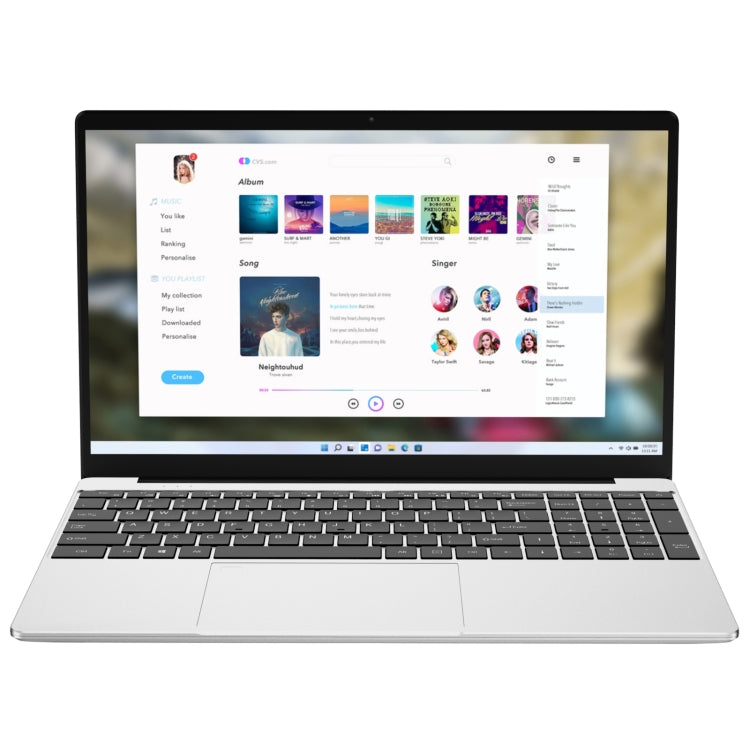 GXMO F152G Laptop 15.6 inch, Windows 11 Intel Alder Lake N95 Quad Core, Hỗ trợ mở khóa vân tay, 16GB+512GB