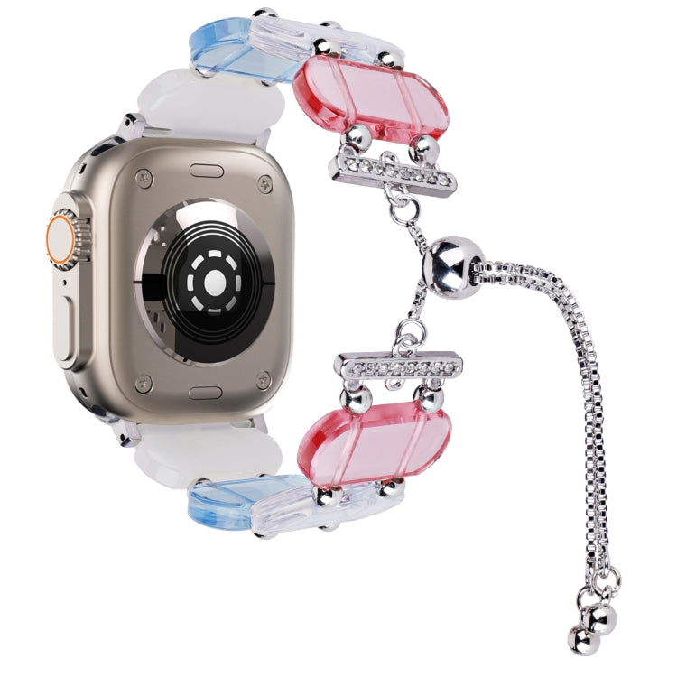 Dây đồng hồ chuỗi kéo dài bằng nhựa resin, Dành cho Apple Watch Ultra 2 49mm, Dành cho Apple Watch Series 9 45mm