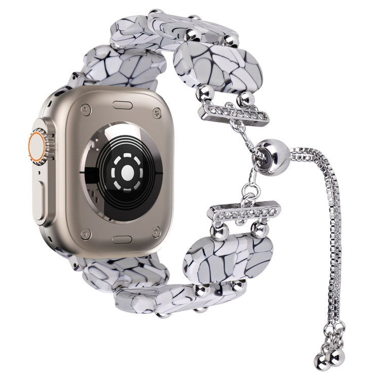 Dây đồng hồ chuỗi kéo dài bằng nhựa resin, Dành cho Apple Watch Ultra 2 49mm, Dành cho Apple Watch Series 9 45mm