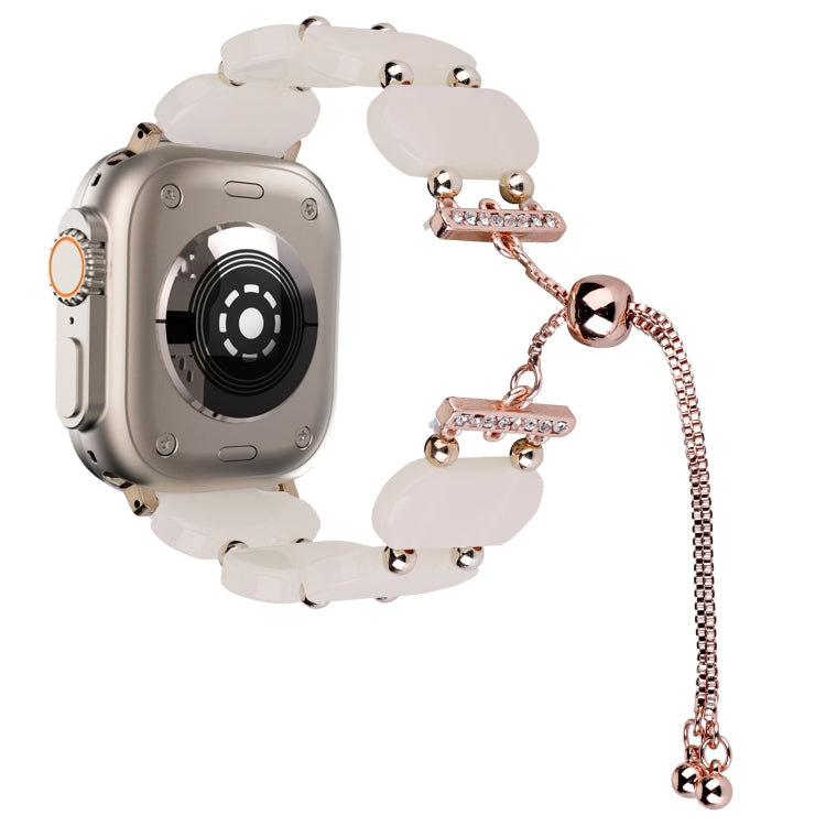 Dây đồng hồ chuỗi kéo dài bằng nhựa resin, Dành cho Apple Watch Ultra 2 49mm, Dành cho Apple Watch Series 9 45mm