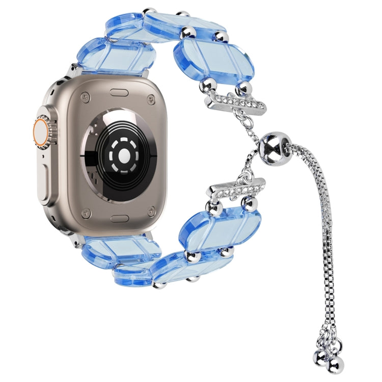Dây đồng hồ chuỗi kéo dài bằng nhựa resin, Dành cho Apple Watch Series 9 41mm, Dành cho Apple Watch Ultra 49mm