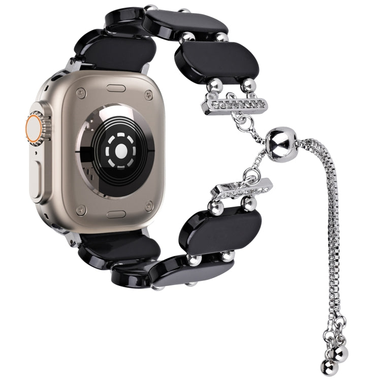 Dây đồng hồ chuỗi kéo dài bằng nhựa resin, Dành cho Apple Watch Series 9 41mm, Dành cho Apple Watch Ultra 49mm