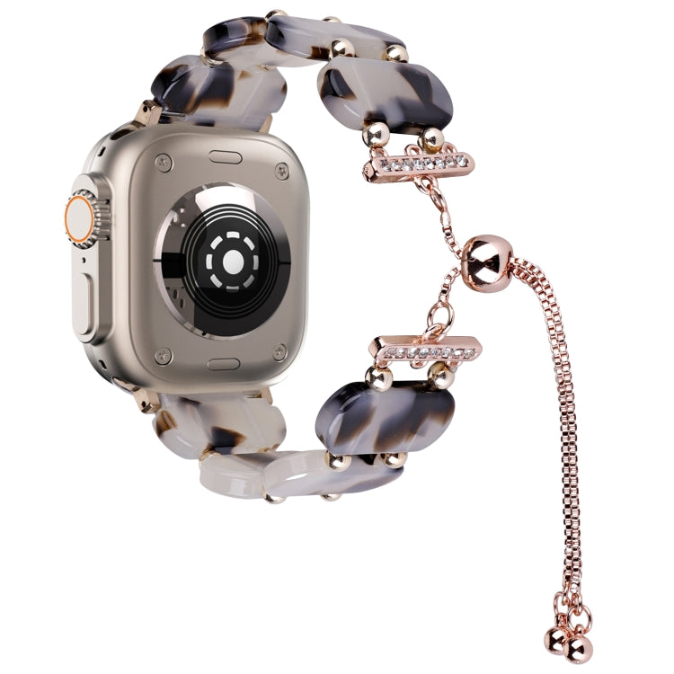 Dây đồng hồ chuỗi kéo dài bằng nhựa resin, Dành cho Apple Watch Series 9 41mm, Dành cho Apple Watch Ultra 49mm