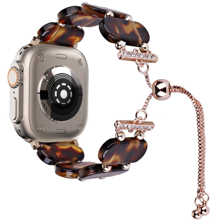 Dây đồng hồ chuỗi kéo dài bằng nhựa resin, Dành cho Apple Watch Series 9 41mm, Dành cho Apple Watch Ultra 49mm