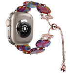 Dây đồng hồ chuỗi kéo dài bằng nhựa resin, Dành cho Apple Watch Series 9 41mm, Dành cho Apple Watch Ultra 49mm