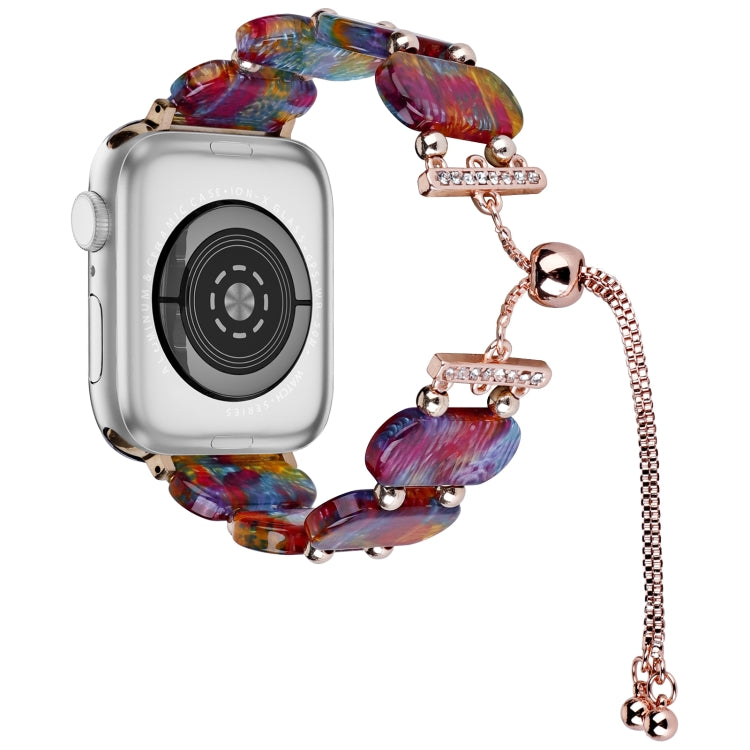 Dây đồng hồ chuỗi kéo dài bằng nhựa resin, Dành cho Apple Watch Series 7 41mm, Dành cho Apple Watch Series 7 45mm