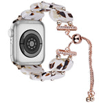Dây đồng hồ dây xích resin thu vào, Dành cho Apple Watch 42mm, Dành cho Apple Watch 38mm