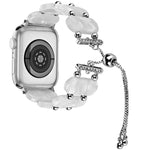 Dây đồng hồ dây xích co giãn bằng nhựa resin, dành cho Apple Watch Series 2 42mm, dành cho Apple Watch Series 2 38mm