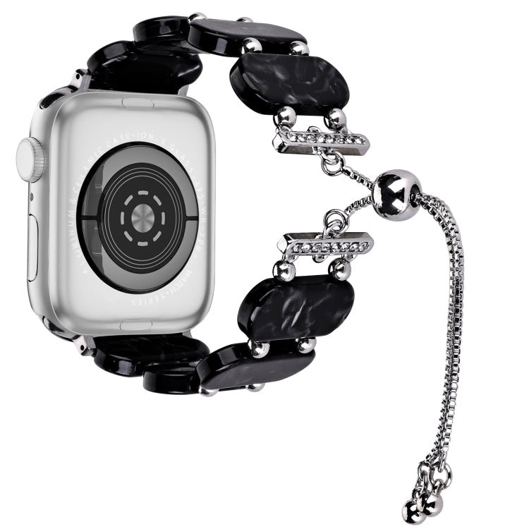 Dây đồng hồ dây xích co giãn bằng nhựa resin, dành cho Apple Watch Series 2 42mm, dành cho Apple Watch Series 2 38mm