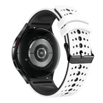 Dây đồng hồ silicone hai màu, dành cho Samsung Galaxy Watch 6