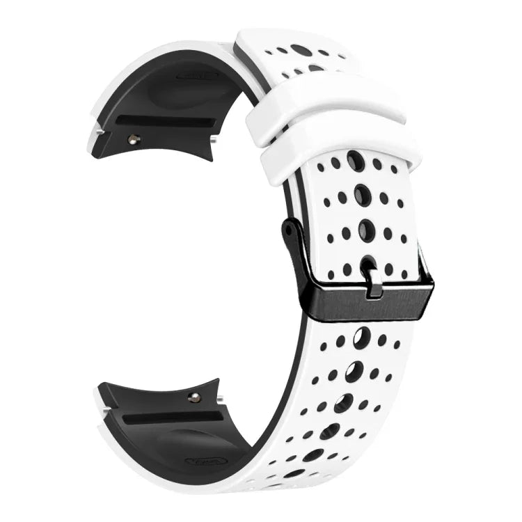 Dây đồng hồ silicone hai màu, dành cho Samsung Galaxy Watch 6