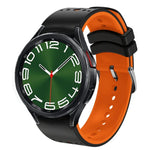 Dây đồng hồ silicone hai màu, dành cho Samsung Galaxy Watch 6