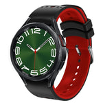 Dây đồng hồ silicone hai màu, dành cho Samsung Galaxy Watch 6