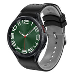 Dây đồng hồ silicone hai màu, dành cho Samsung Galaxy Watch 6