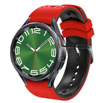 Dây đồng hồ silicone hai màu, dành cho Samsung Galaxy Watch 6