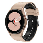 Dây đồng hồ silicone hai màu, dành cho Samsung Galaxy Watch 6
