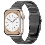 Dây đồng hồ kim loại titan hình chữ I, Dành cho Apple Watch 42mm, Dành cho Apple Watch 38mm