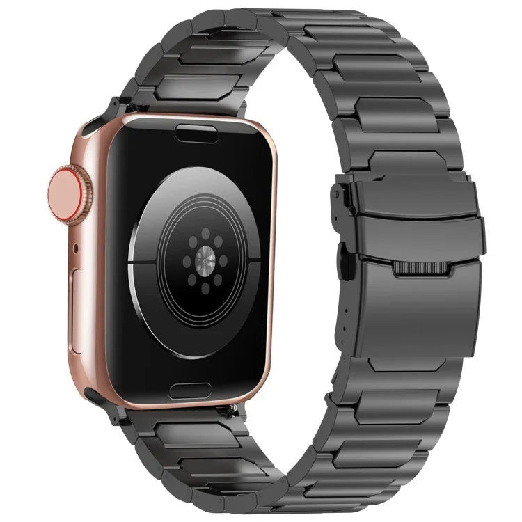 Dây đồng hồ kim loại titan hình chữ I, Dành cho Apple Watch 42mm, Dành cho Apple Watch 38mm