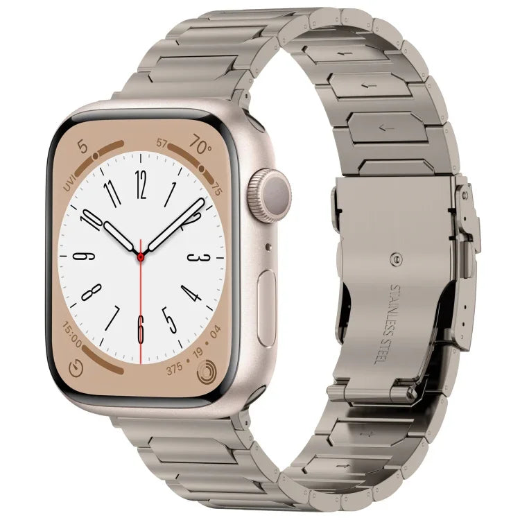 Dây đồng hồ kim loại titan hình chữ I, Dành cho Apple Watch 42mm, Dành cho Apple Watch 38mm