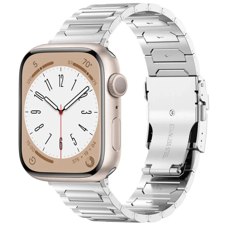 Dây đồng hồ kim loại titan hình chữ I, Dành cho Apple Watch 42mm, Dành cho Apple Watch 38mm