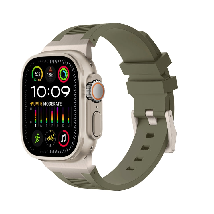 Dây đồng hồ silicone lỏng Loners, dành cho Apple Watch Ultra 49mm, dành cho Apple Watch Series 8 45mm, dành cho Apple Watch SE 2022 44mm