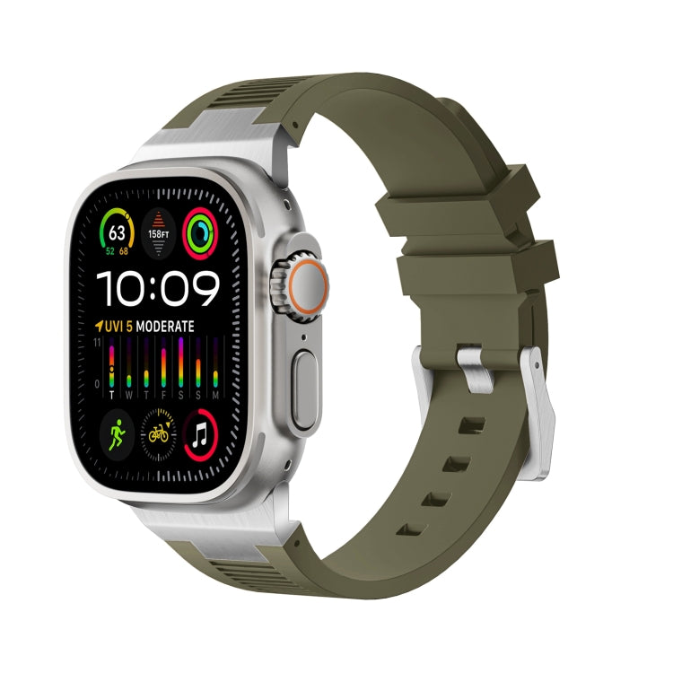 Dây đồng hồ silicone lỏng Loners, dành cho Apple Watch Ultra 49mm, dành cho Apple Watch Series 8 45mm, dành cho Apple Watch SE 2022 44mm