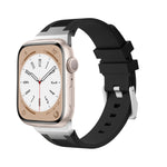 Dây đồng hồ silicone lỏng Loners, dành cho Apple Watch Series 7 45mm, dành cho Apple Watch SE 44mm, dành cho Apple Watch Series 6 44mm