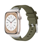 Dây đồng hồ silicone lỏng Loners, dành cho Apple Watch Series 7 45mm, dành cho Apple Watch SE 44mm, dành cho Apple Watch Series 6 44mm
