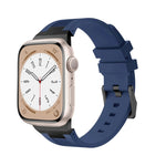Dây đồng hồ silicone lỏng Loners, dành cho Apple Watch Series 7 45mm, dành cho Apple Watch SE 44mm, dành cho Apple Watch Series 6 44mm