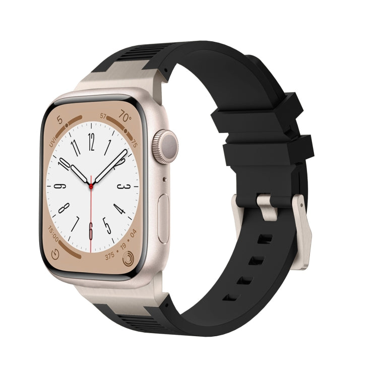 Dây đồng hồ silicone lỏng Loners, dành cho Apple Watch Series 7 45mm, dành cho Apple Watch SE 44mm, dành cho Apple Watch Series 6 44mm