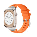 Dây đồng hồ silicone lỏng Loners, dành cho Apple Watch Series 7 45mm, dành cho Apple Watch SE 44mm, dành cho Apple Watch Series 6 44mm