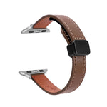 Dây đồng hồ da thật mảnh khóa nam châm, Dành cho Apple Watch 38mm