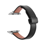 Dây đồng hồ da thật mảnh khóa nam châm, Dành cho Apple Watch 38mm