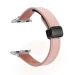 Dây đồng hồ da thật mảnh khóa nam châm, Dành cho Apple Watch 38mm