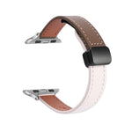 Dây đồng hồ da thật mảnh khóa nam châm, Dành cho Apple Watch 38mm