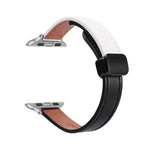 Dây đồng hồ da thật mảnh khóa nam châm, Dành cho Apple Watch 38mm