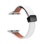 Dây đồng hồ da thật mảnh khóa nam châm, Dành cho Apple Watch 38mm
