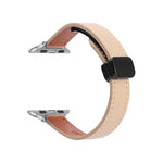 Dây đồng hồ da thật mảnh khóa nam châm, Dành cho Apple Watch 38mm