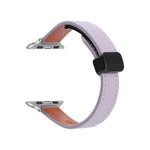 Dây đồng hồ da thật mảnh khóa nam châm, Dành cho Apple Watch 38mm