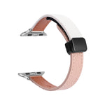 Dây đồng hồ da thật mảnh khóa nam châm, Dành cho Apple Watch 38mm
