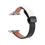 Dây đồng hồ da thật mảnh khóa nam châm, Dành cho Apple Watch 38mm