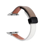 Dây đồng hồ da thật mảnh khóa nam châm, Dành cho Apple Watch 38mm