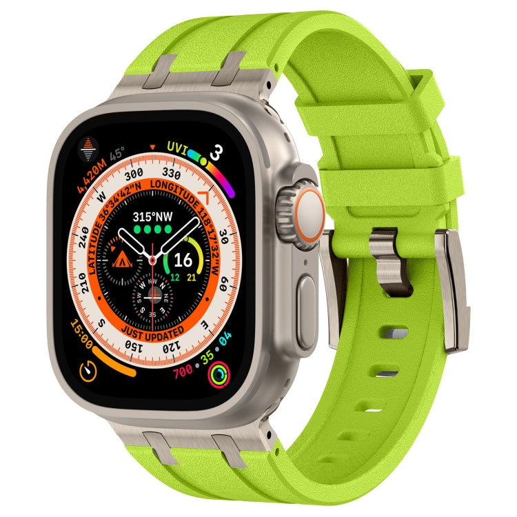 Dây đồng hồ silicone lỏng vân đá, dành cho Apple Watch SE 2023 44mm, dành cho Apple Watch Ultra 2 49mm, dành cho Apple Watch Series 9 45mm, dành cho Apple Watch Ultra 49mm