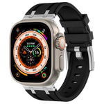 Dây đồng hồ silicone lỏng vân đá, dành cho Apple Watch SE 2023 44mm, dành cho Apple Watch Ultra 2 49mm, dành cho Apple Watch Series 9 45mm, dành cho Apple Watch Ultra 49mm