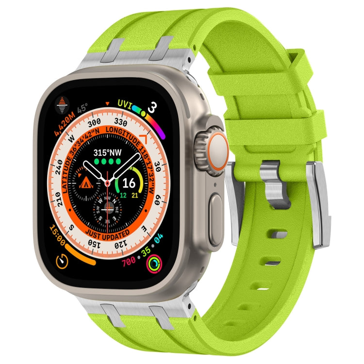 Dây đồng hồ silicone lỏng vân đá, dành cho Apple Watch SE 2023 44mm, dành cho Apple Watch Ultra 2 49mm, dành cho Apple Watch Series 9 45mm, dành cho Apple Watch Ultra 49mm
