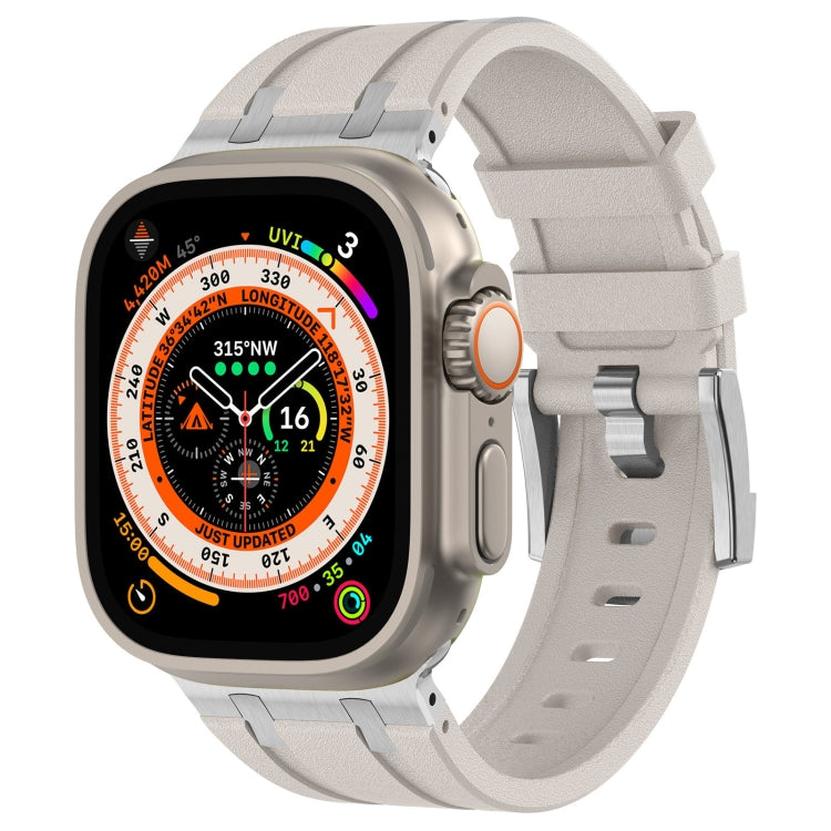 Dây đồng hồ silicone lỏng vân đá, dành cho Apple Watch SE 2023 44mm, dành cho Apple Watch Ultra 2 49mm, dành cho Apple Watch Series 9 45mm, dành cho Apple Watch Ultra 49mm