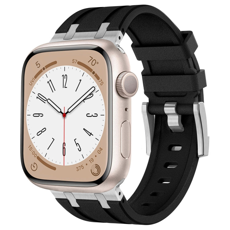 Dây đồng hồ silicone lỏng vân đá, dành cho Apple Watch SE 2023 44mm, dành cho Apple Watch Ultra 2 49mm, dành cho Apple Watch Series 9 45mm, dành cho Apple Watch Ultra 49mm