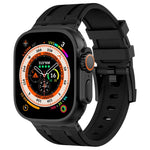 Dây đồng hồ silicone lỏng vân đá, dành cho Apple Watch SE 2023 44mm, dành cho Apple Watch Ultra 2 49mm, dành cho Apple Watch Series 9 45mm, dành cho Apple Watch Ultra 49mm