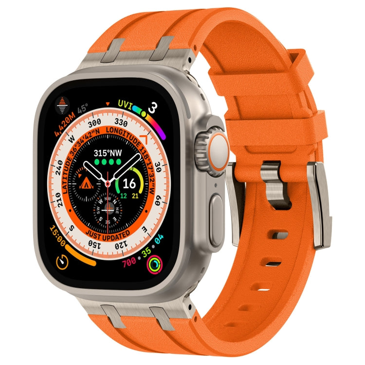 Dây đồng hồ silicone lỏng vân đá, dành cho Apple Watch SE 2023 44mm, dành cho Apple Watch Ultra 2 49mm, dành cho Apple Watch Series 9 45mm, dành cho Apple Watch Ultra 49mm